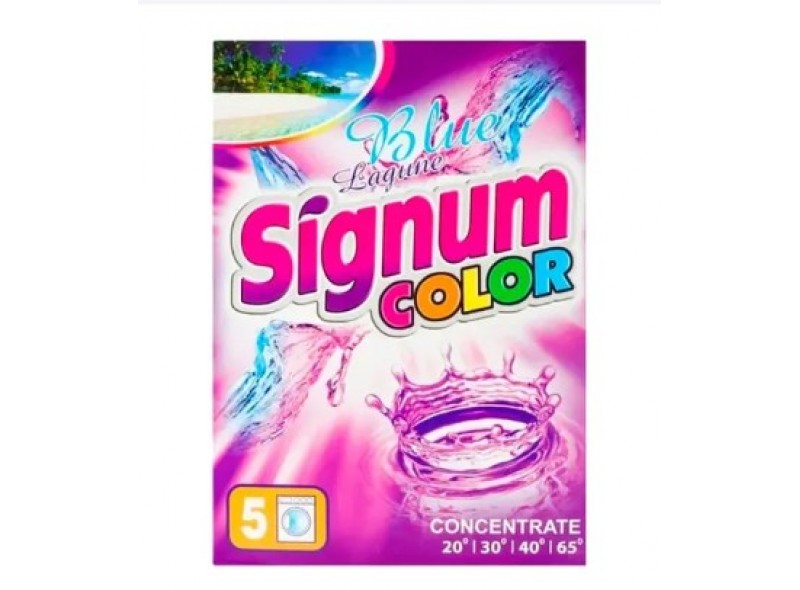 Стиральный порошок Signum Сolor 400 г, к/к (97-112)